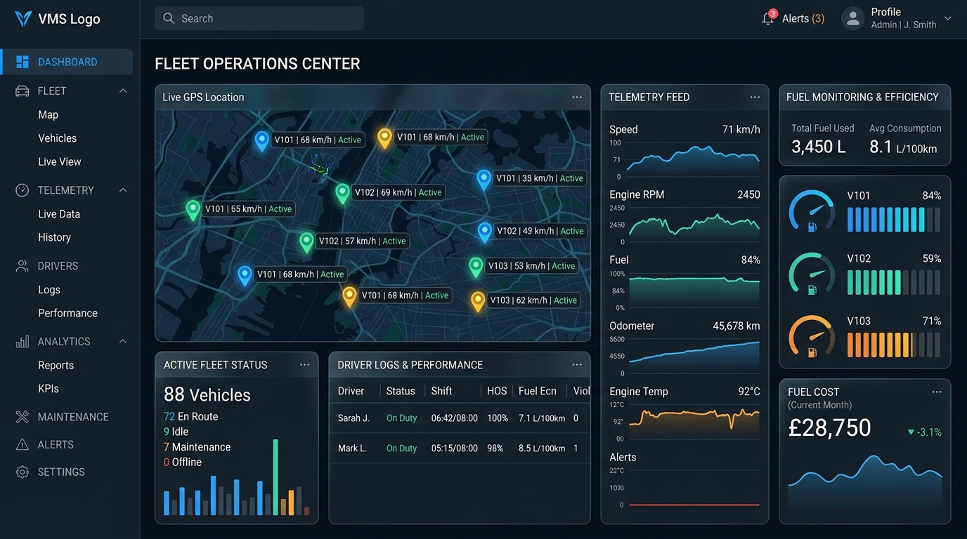 Vehicle Management System Feature Showcase